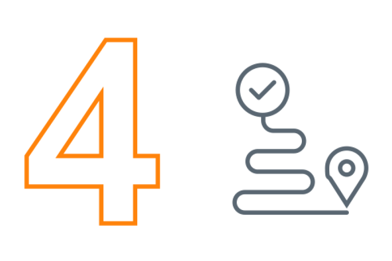 Paso 4: Confirmación y análisis del itinerario