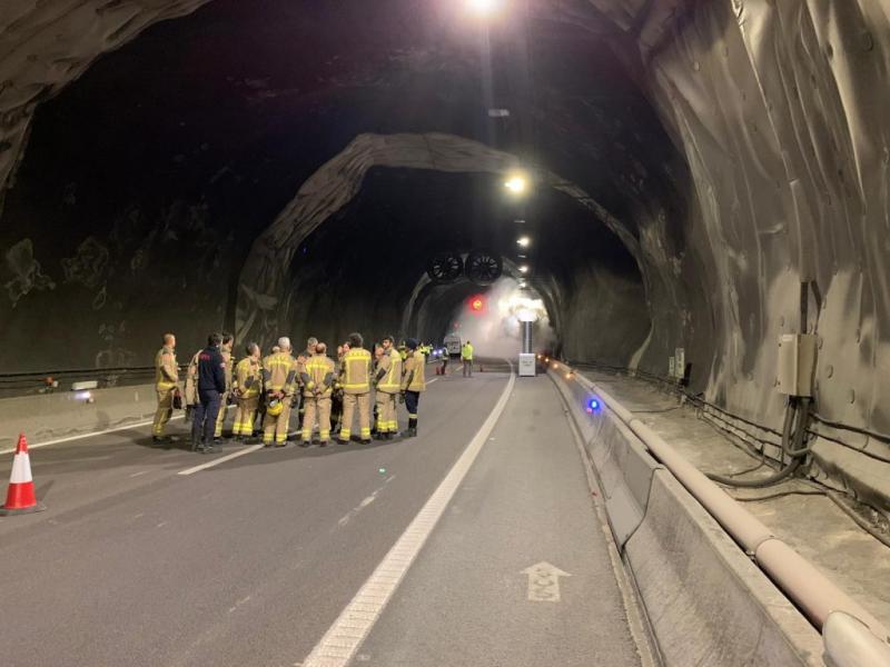 La ventilación de los túneles de Aucat a prueba